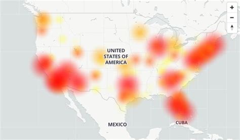 T-Mobile outage and reported problems map. . Is tmobile having an outage